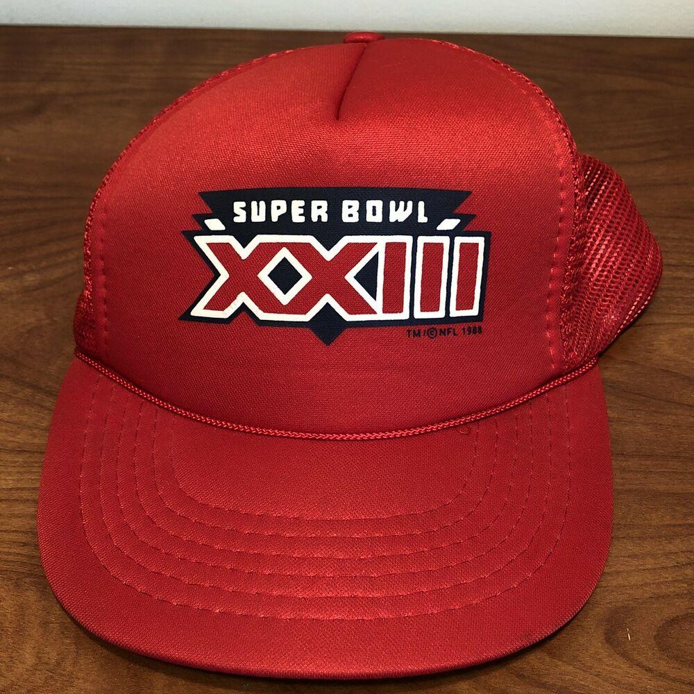 Super Bowl 23 Hat Trucker Cap Mesh 