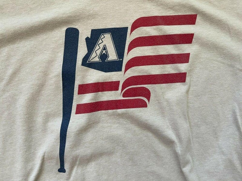 Arizona Diamondbacks Dbacks MLB STATE 48 PATRIOTIC LOGO SGA Size Medium T  Shirt!