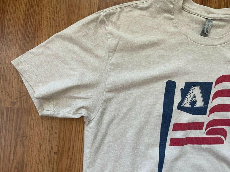 Arizona Diamondbacks Dbacks MLB STATE 48 PATRIOTIC LOGO SGA Size Medium T  Shirt!