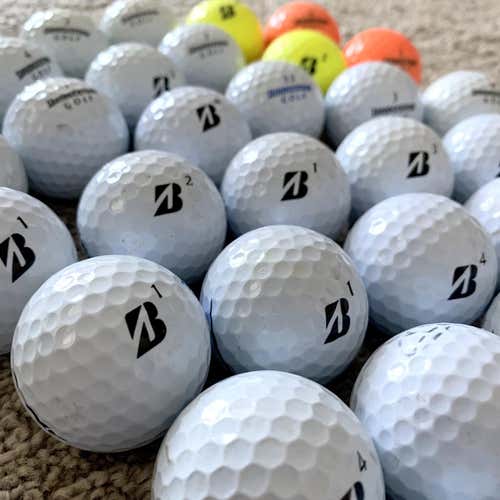 50 Pack Used Bridgestone e6 Assorted Golf Balls