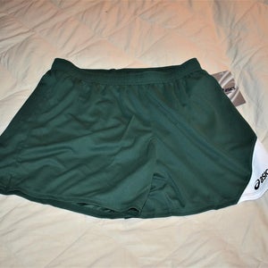 Green New Unisex Adult Medium Asics Shorts