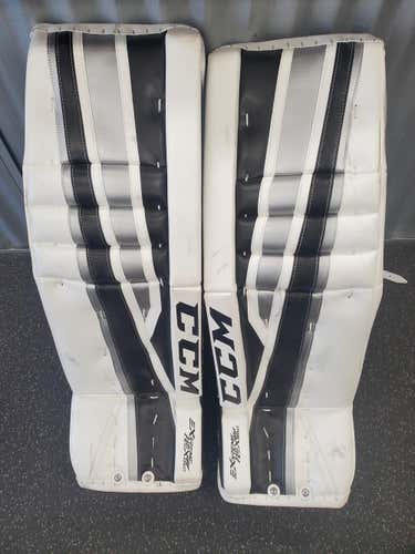 Used Senior 34" +2 CCM Extreme Flex 860 Goalie Leg Pads