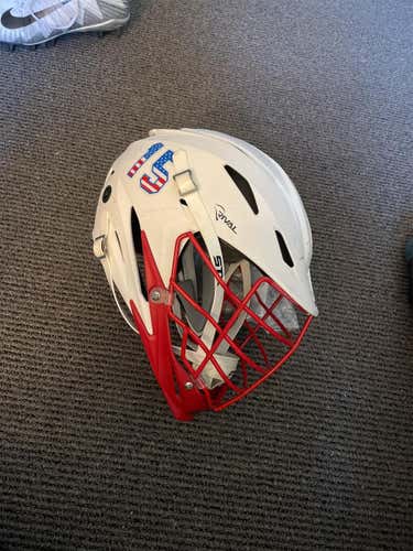 White  STX Rival Helmet