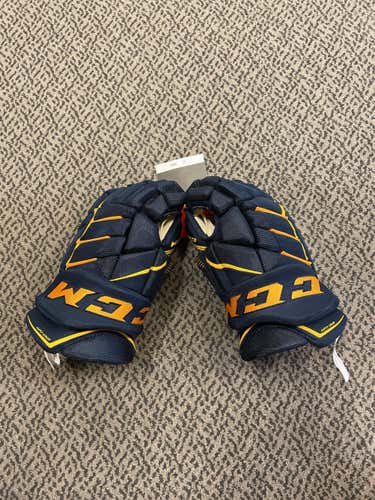 CCM Jetspeed Ft390 15” Navy/sunflower Gloves