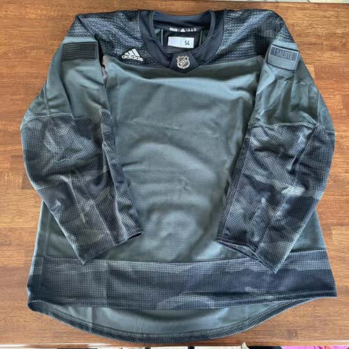 NWT adidas NHL blank Military Camo Jersey Size 54
