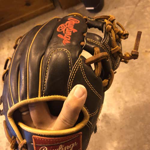 Black High School/College Infield Heart of the Hide 11.25" Baseball Glove