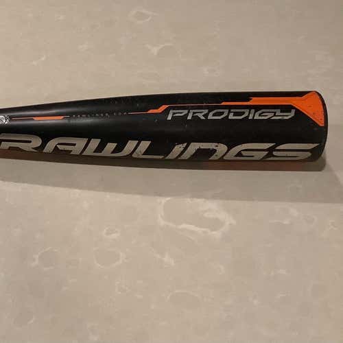 Used SL7P34 Senior League 2017 Rawlings Alloy Prodigy Bat 18 oz 28"