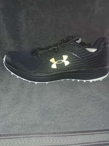 Black New Men's Size 13 (Women's 14) Turf Cleats Under Armour Low Cut