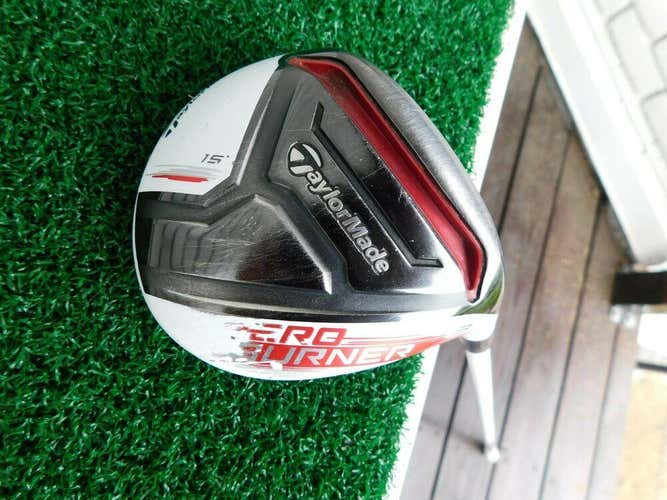 TaylorMade AEROBURNER 15* 3-Wood w/ MATRIX Stiff Flex Shaft
