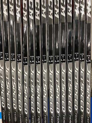 2 Left Hand Senior CCM Jetspeed Team Hockey Stick Pro Stock 85 Flex
