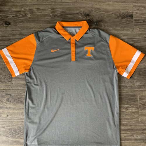 Tennessee Volunteers Gray Nike Dri Fit Polo XL