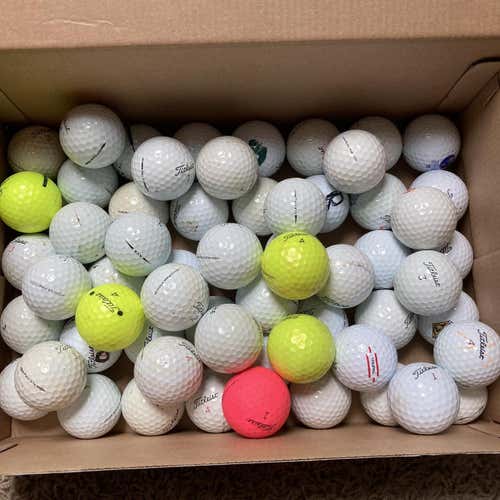 62 Assorted Titleist Golf Balls