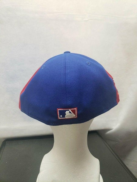 New Era Chicago Cubs Ancient Egypt 70's Logo Wrigley 100th Anniversary Hat Club Exclusive 59FIFTY Fitted Hat Khaki/Black/Royal Blue