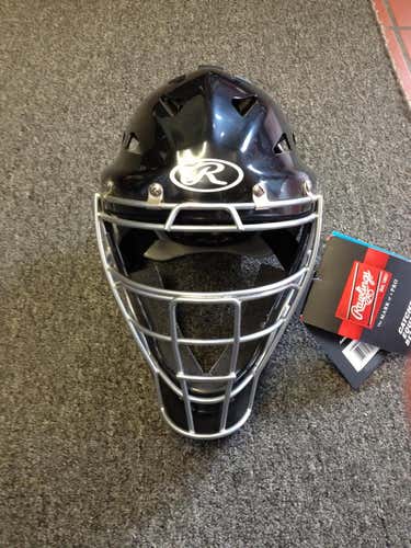 Rawlings Catcher's Helmet, Silver Mask
