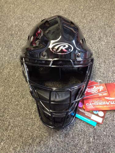 Rawlings Catcher's Helmet, Black Mask