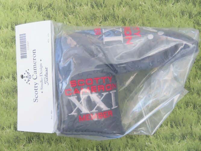 NEW in BAG * Scotty Cameron CLUB CAMERON 2021 Putter Headcover
