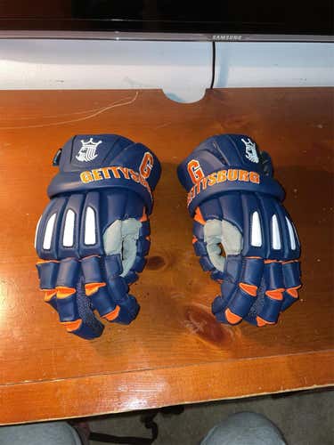 Blue New Brine King Elite  Lacrosse Gloves
