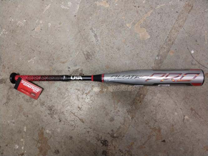 New Kid Pitch (9YO-13YO) 2021 Rawlings Composite Quatro Pro Bat (-12) 17 oz 29"