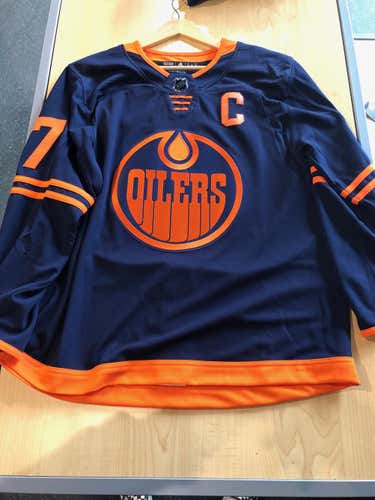 Blue New Unisex Adult XL Connor McDavid Adidas Jersey