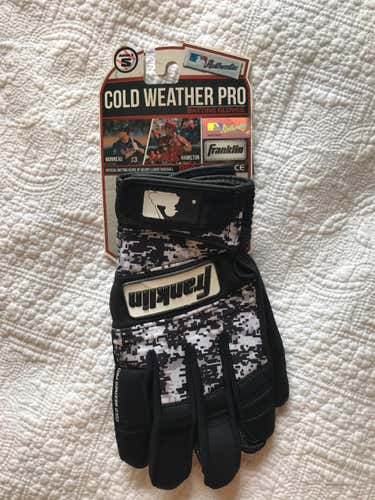 NEW Franklin Cold Weather Pro Batting Gloves (Adult Small)