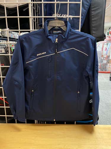 Bauer Youth Medium Navy Warm Up Jacket