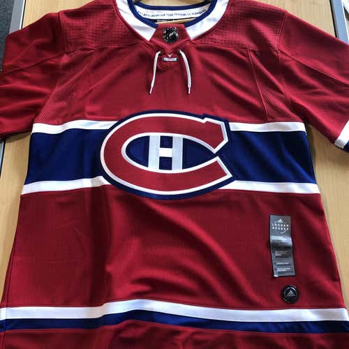Red Adult Medium Montreal Canadiens Adidas Jersey