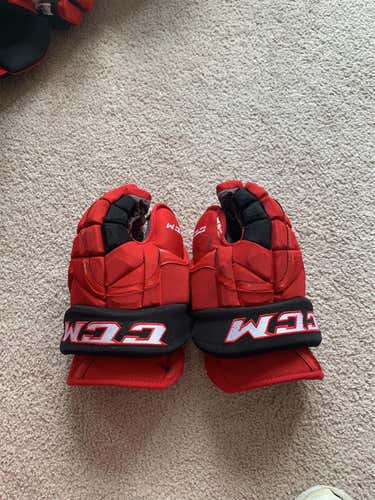 Used CCM 14" Pro Stock Gloves