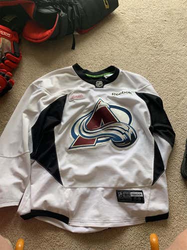 White Adult Size 58 Reebok Pro Stock Jersey