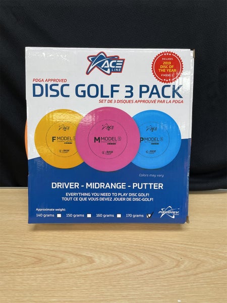 New ACE Line Disc Golf 3-pack