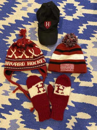 Harvard Hockey Hats