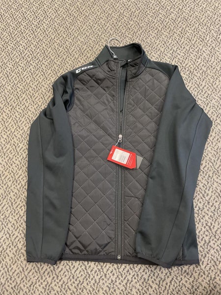 Black Adult Small CCM Quilted Jacket