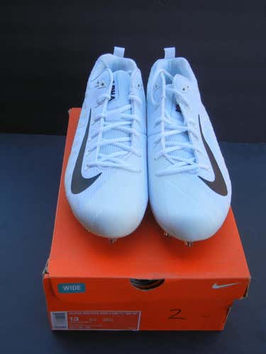 White Size 13 Nike Alpha Cleats