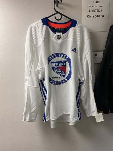 New York Rangers Adidas  Practice Jersey XXL