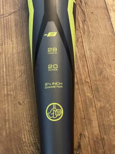 Used Kid Pitch (9YO-13YO) 2019 AXE Alloy Origin-10 Bat (-8) 20 oz 28"