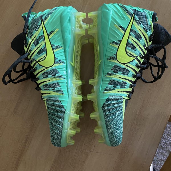 New Nike Alpha Menace Elite Football Cleats Green SZ 10.5