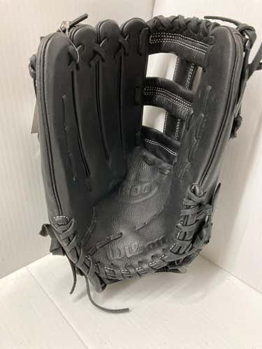 Wilson A600 Black Adult Left Hand Throw 13" Baseball Glove