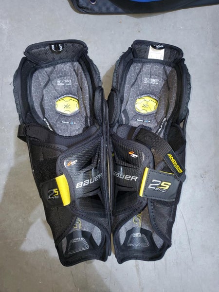 Used Senior Bauer Supreme 2S Pro Shin Pads