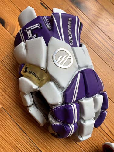 New Custom Maverik Maybach Lacrosse Gloves - Purple 13”