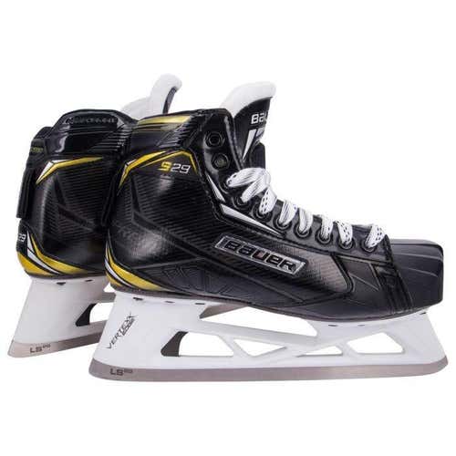 New Junior Bauer Supreme S29 Hockey Goalie Skates Regular Width Size 5.5