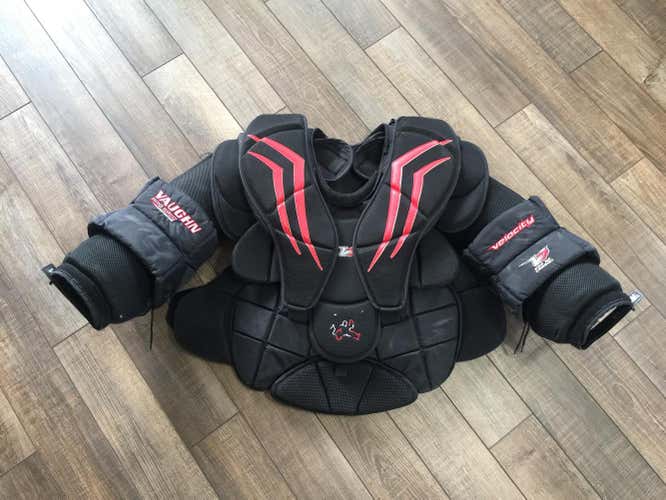 THS Spec Large Vaughn Velocity V7 XF Pro Carbon Chest and Arm Protector Used Senior