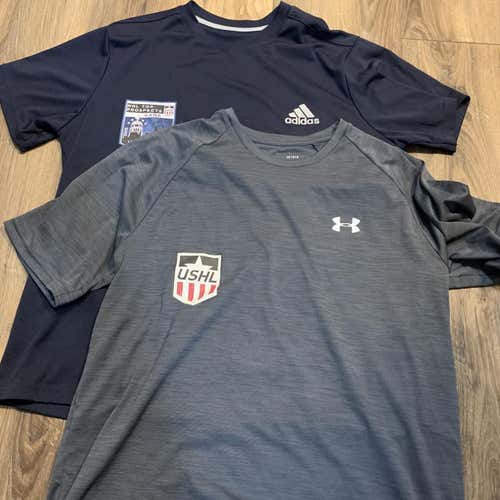 USHL 2x Pack Workout Shirts, Adidas NHL Prospect Game, Underarmour