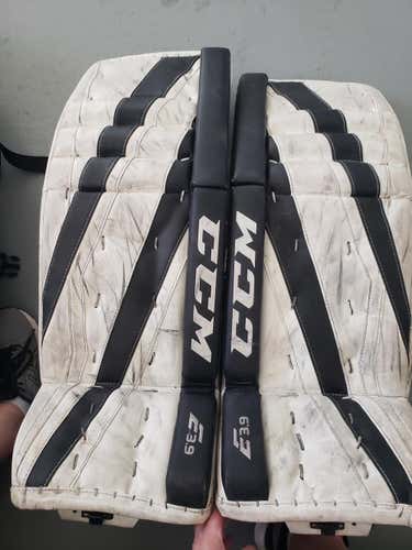 Used 32" CCM Extreme Flex E3.9 Goalie Leg Pads