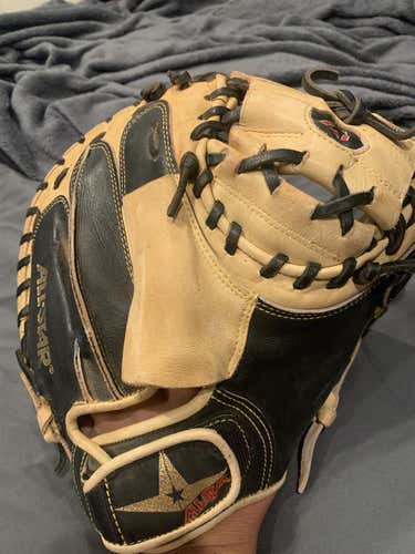 Used High School/College All Star Right Hand Throw Catcher's Pro elite Baseball Glove 33"