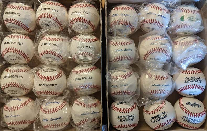 New Random Baseballs 24 Pack (2 Dozen)