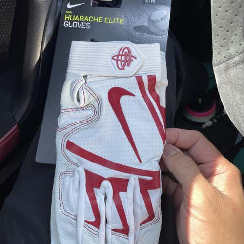 Oklahoma University New XL Nike Huarache Elite Batting Gloves