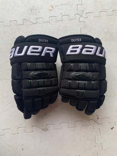 Black Senior Bauer Nexus 1000 14" Pro Stock Gloves