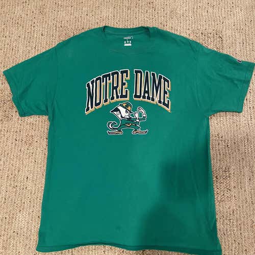 Champion University Of Notre Dame Fighting Irish Shirt Adult L