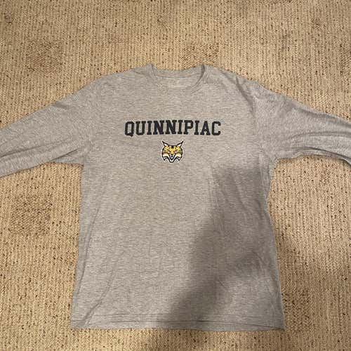Quinnipiac University Bobcats Long Sleeve Shirt Adult L