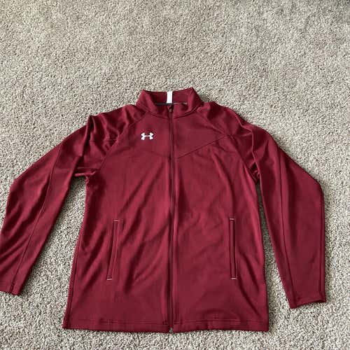 Under Armour Men's Maroon Fitch Full Zip Jacket