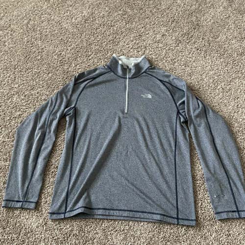 The North Face Navy Heather Blue ¼ Zip